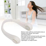 Neck Fan Portable Bladeless neck fans rechargeable USB Cooling Fan Super Strong hanging neck fan Portable Personal Fan Super Quiet Fan Dual Cooling Fan Summer Fan for Outdoor Sports Home Office Travel
